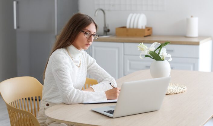 Landlord managing rental income records digitally for a high-turnover student property portfolio under Making Tax Digital