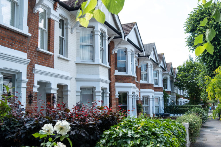 Row of attractive terraced homes representing Leicester house prices and family buyer demand across LE3 and LE5.